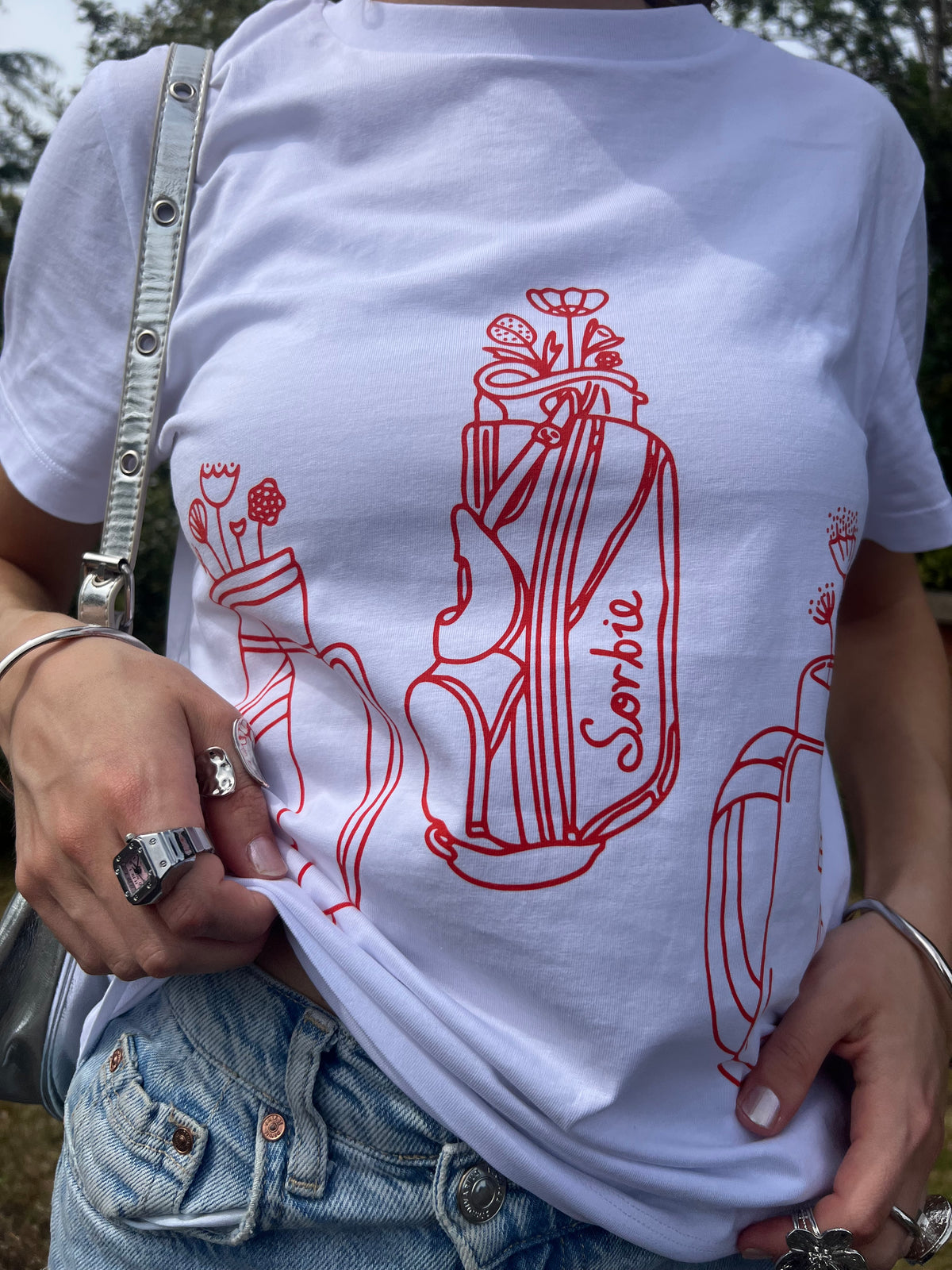 'Golf in Bloom' Boxy Tee