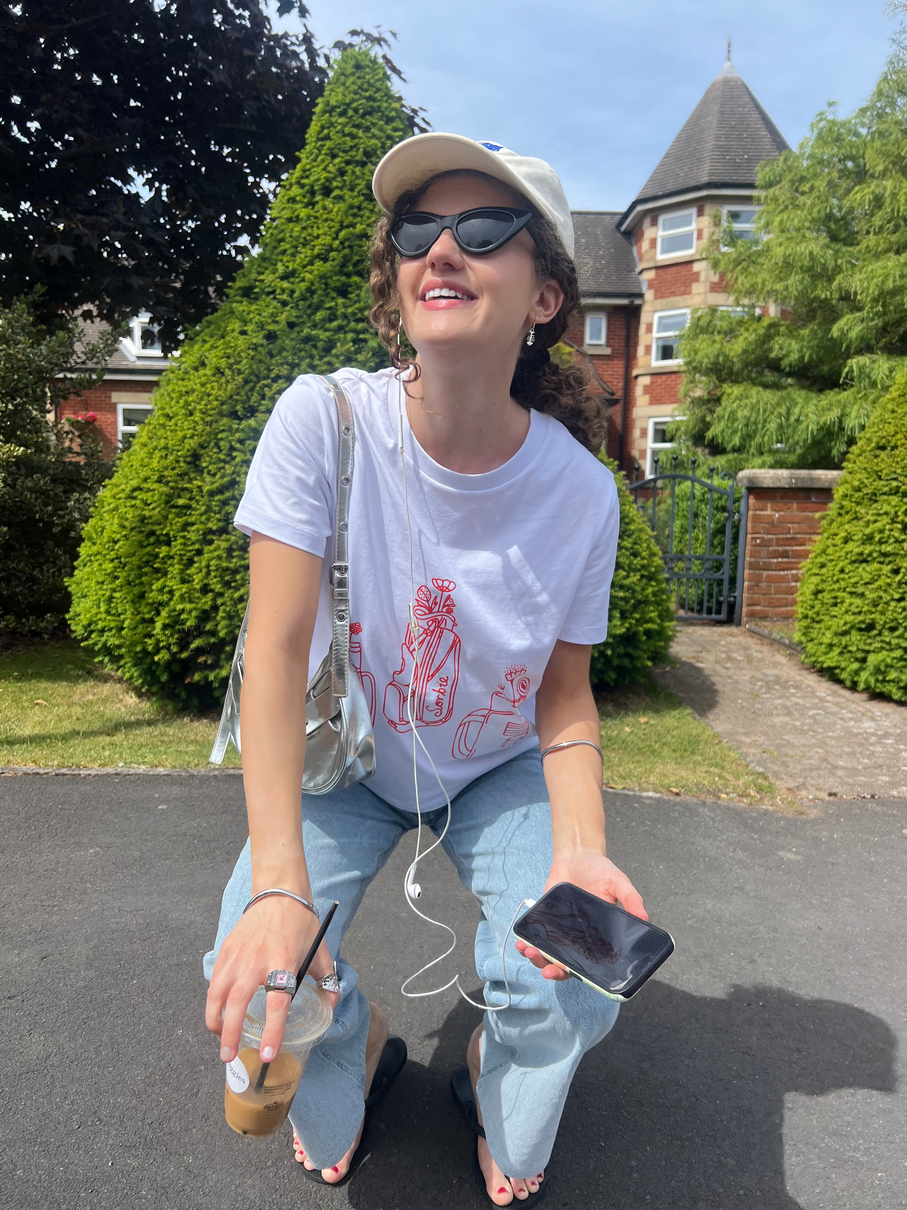 'Golf in Bloom' Boxy Tee