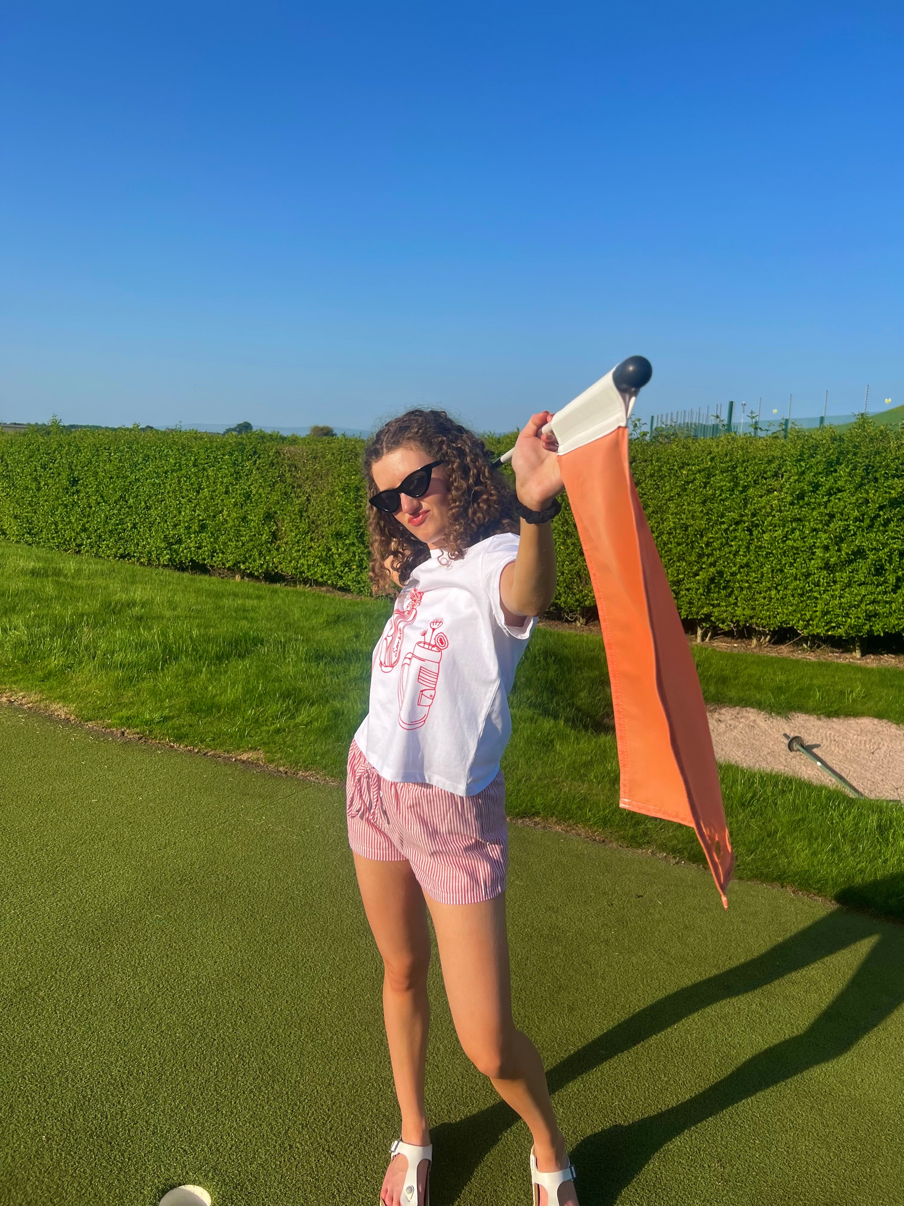 'Golf in Bloom' Boxy Tee