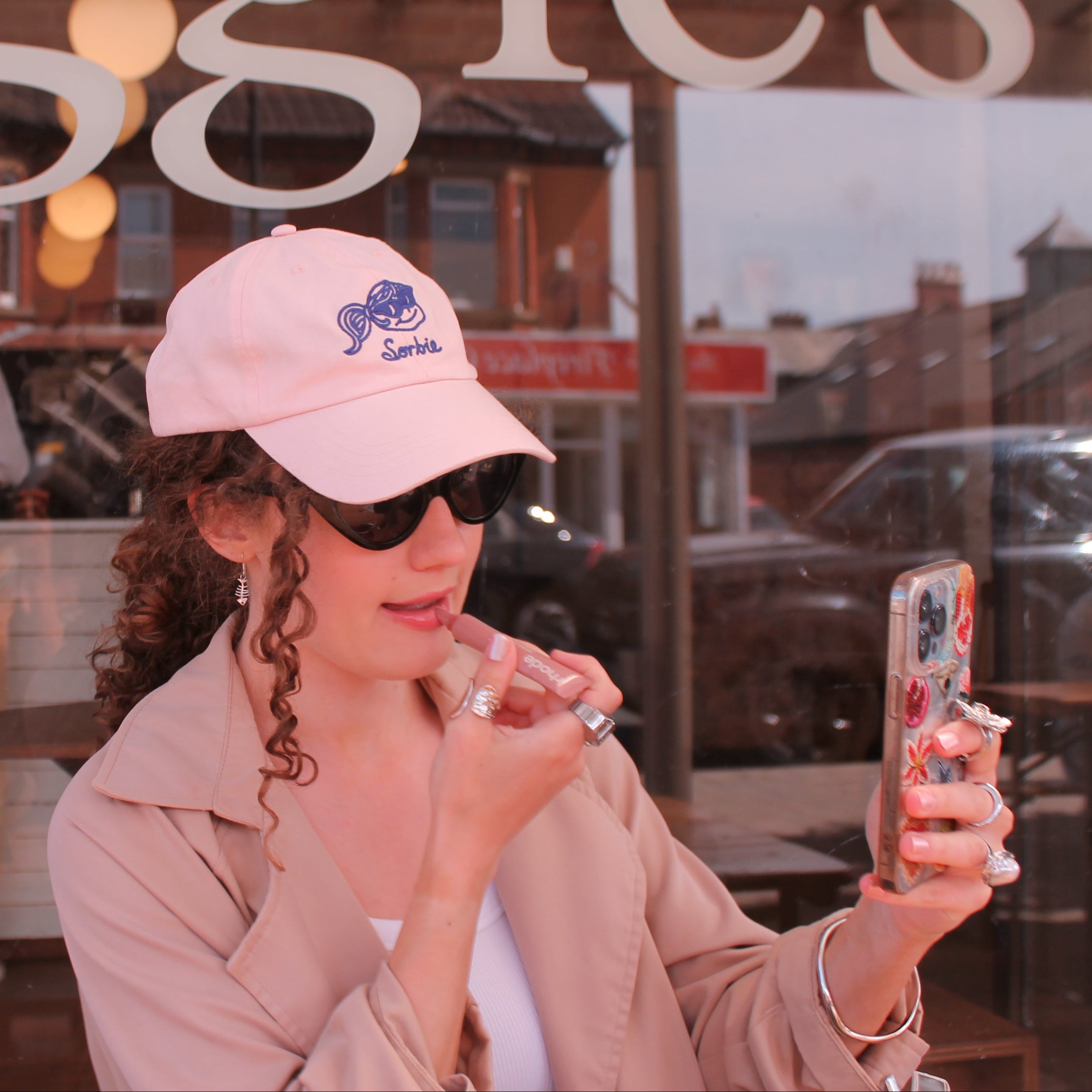 Sorbie Cap in Baby Pink